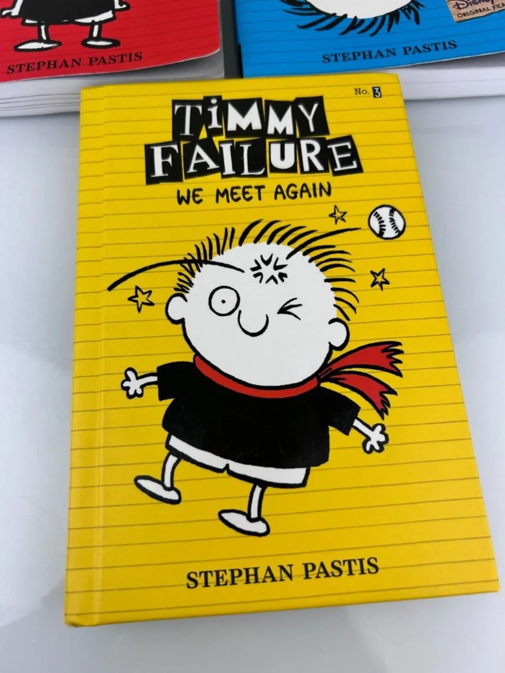 Timmy Failure Books 1 2 & 3 Stephan Pastis Age 8-12 Chapter Book Illustrated
